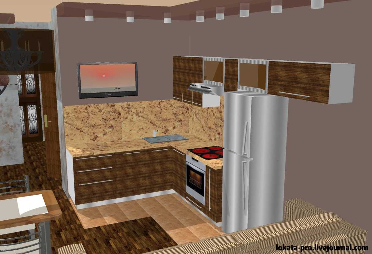 Двушка на Галащука. Кухня.