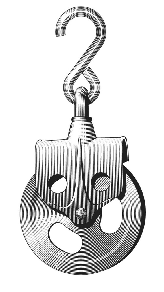 Стилизация изображения под гравюру.