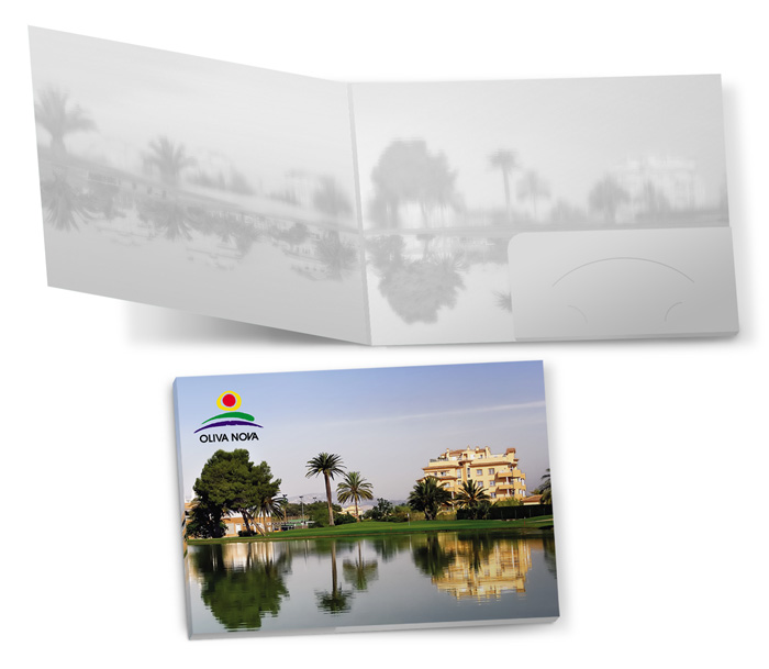 Дизайн папки для серии выставок