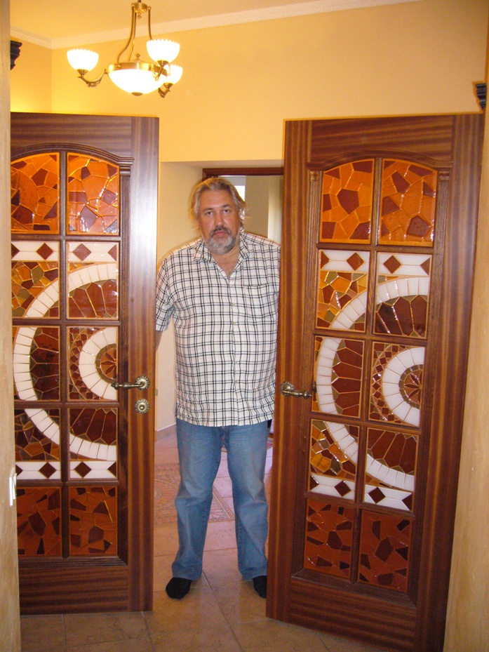 вставки из цветного стекла "фьюзинг"