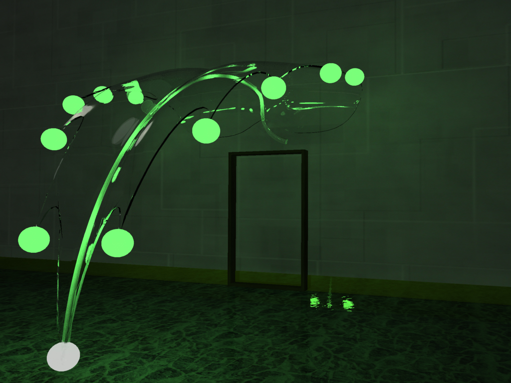 лист над входом