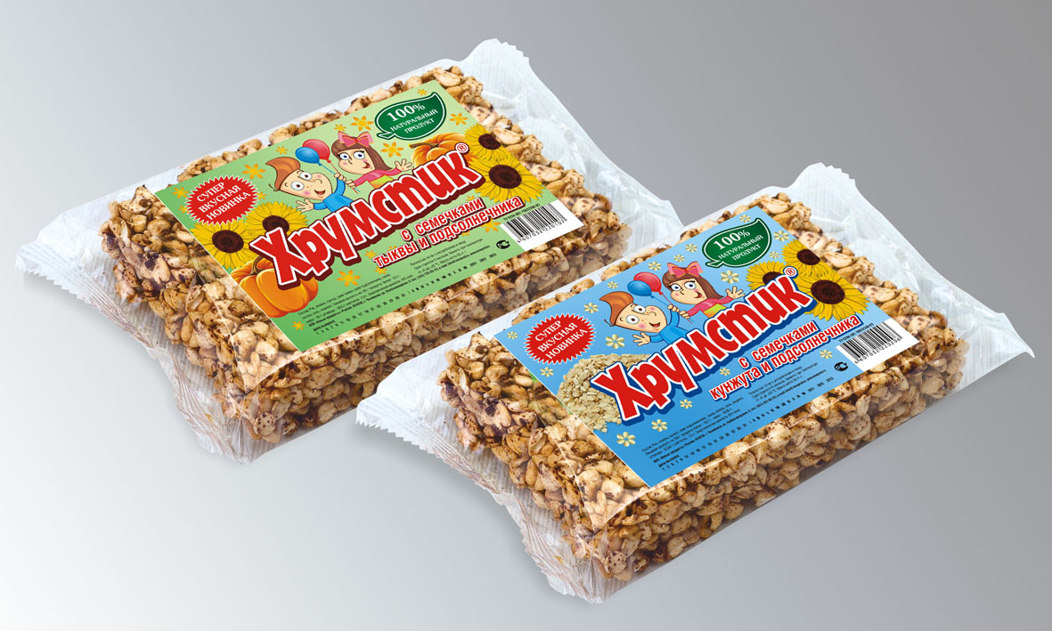 этикетки для компании "Новые продукты"