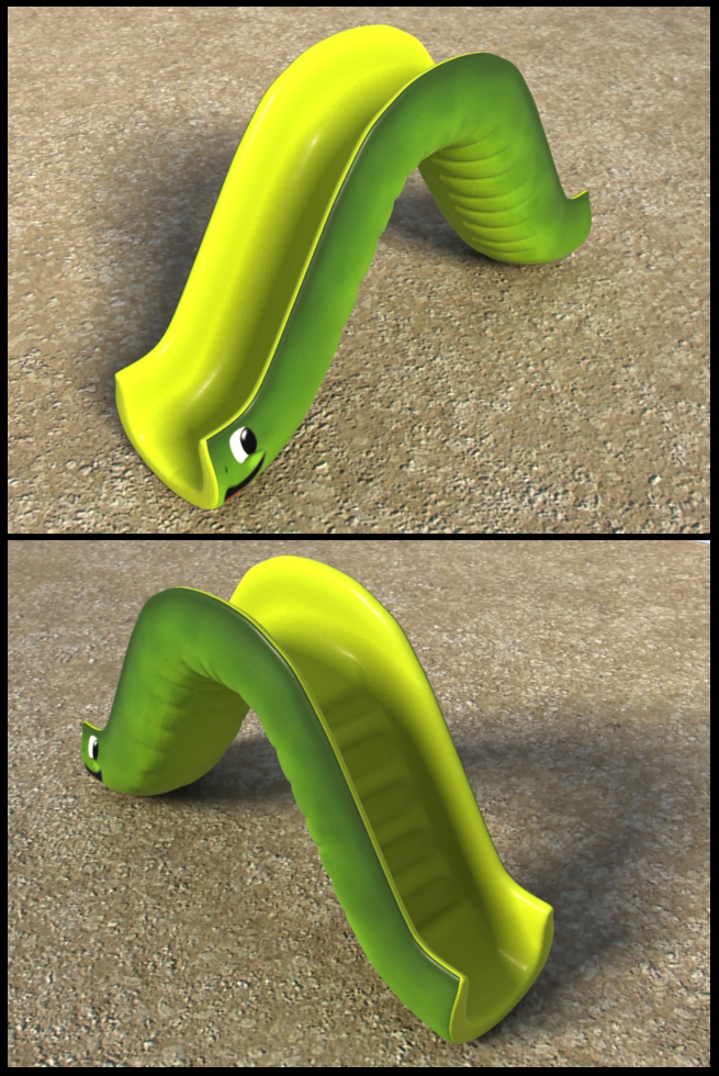 Горка "Гусеница"