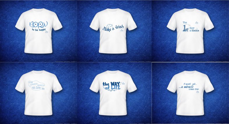 шрифтовой принт на футболки