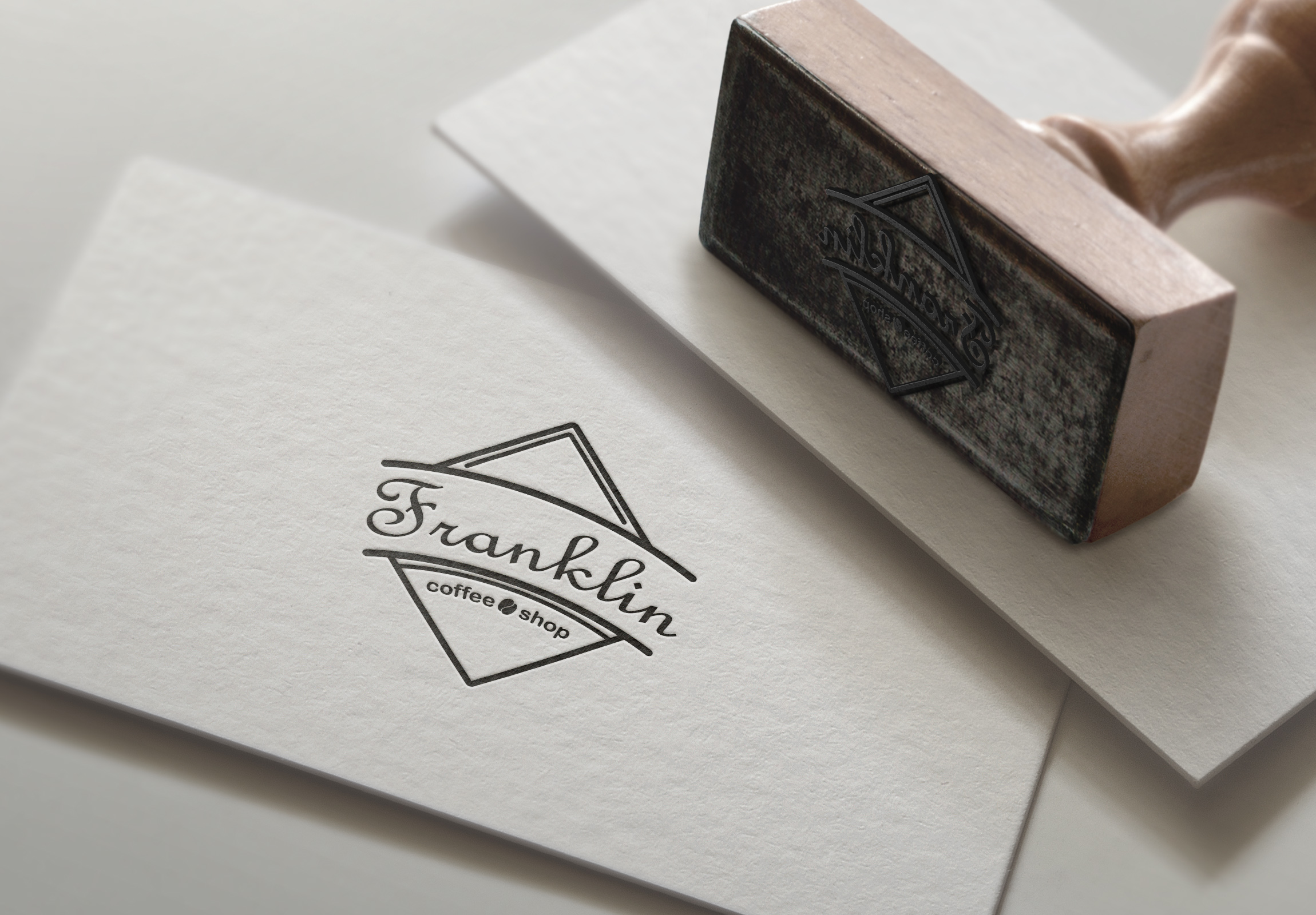 Логотип "Franklin" coffee shop