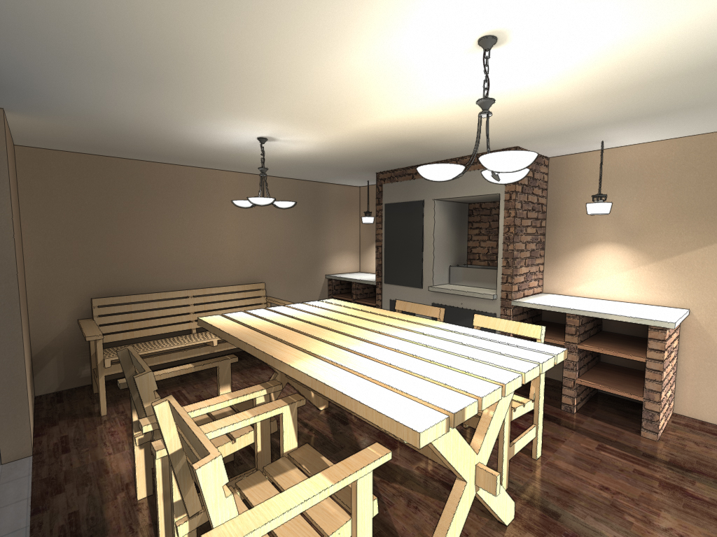 Барбекю. Вид 1