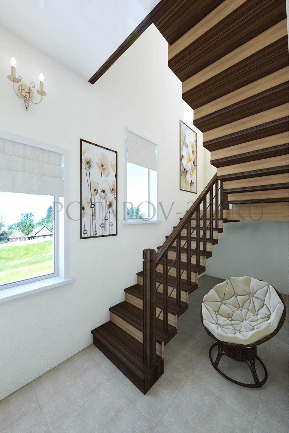 Интерьер коттеджа