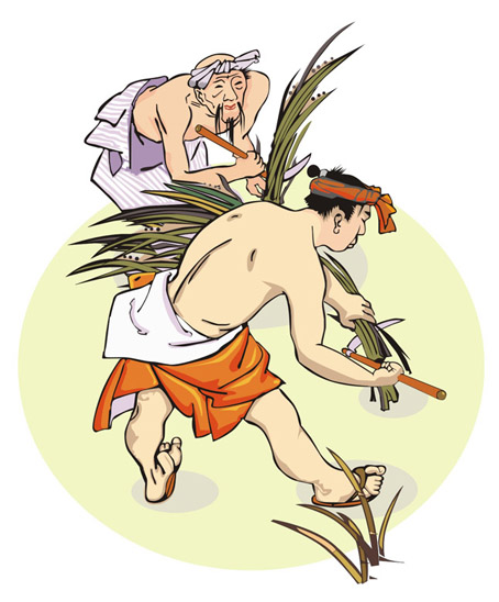 Японцы (второй рисунок из пяти)