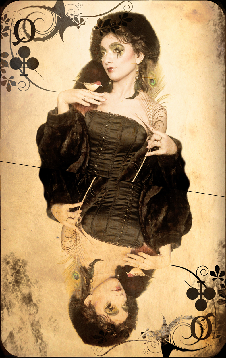 мой проект "дамы из колоды карт"