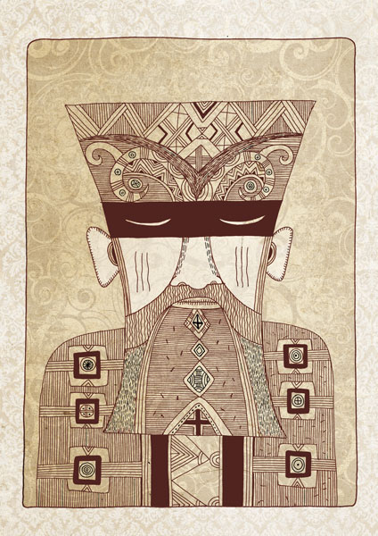 Я - убийца. (илл. к роману О.Памука "Меня зовут красный")