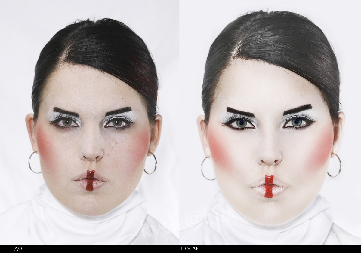 Ретушь "Гейша"