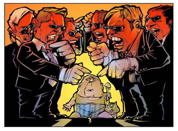 "Коллекторы" - серия иллюстраций в Businesweek