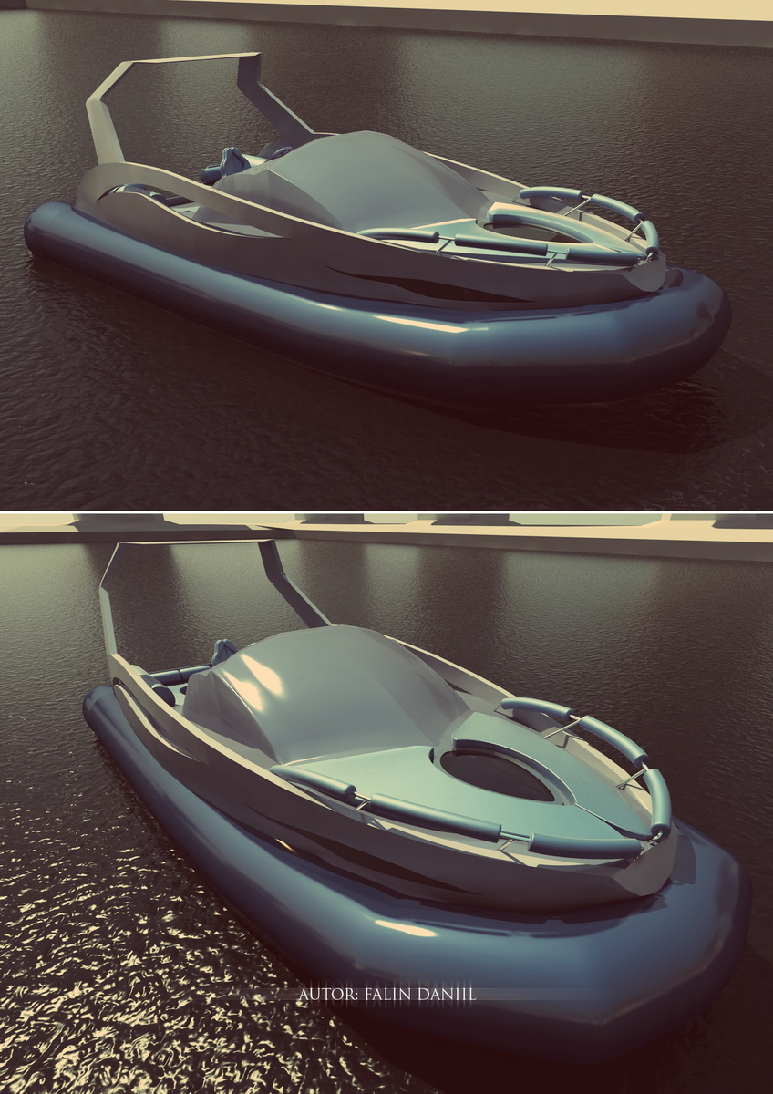 3д модель прототипа Риба