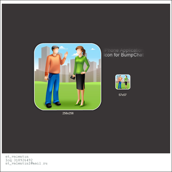 iPhone Application icon for BumpChat