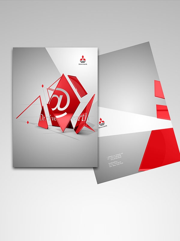 Дизайн каталога для Mitsubishi Motors
