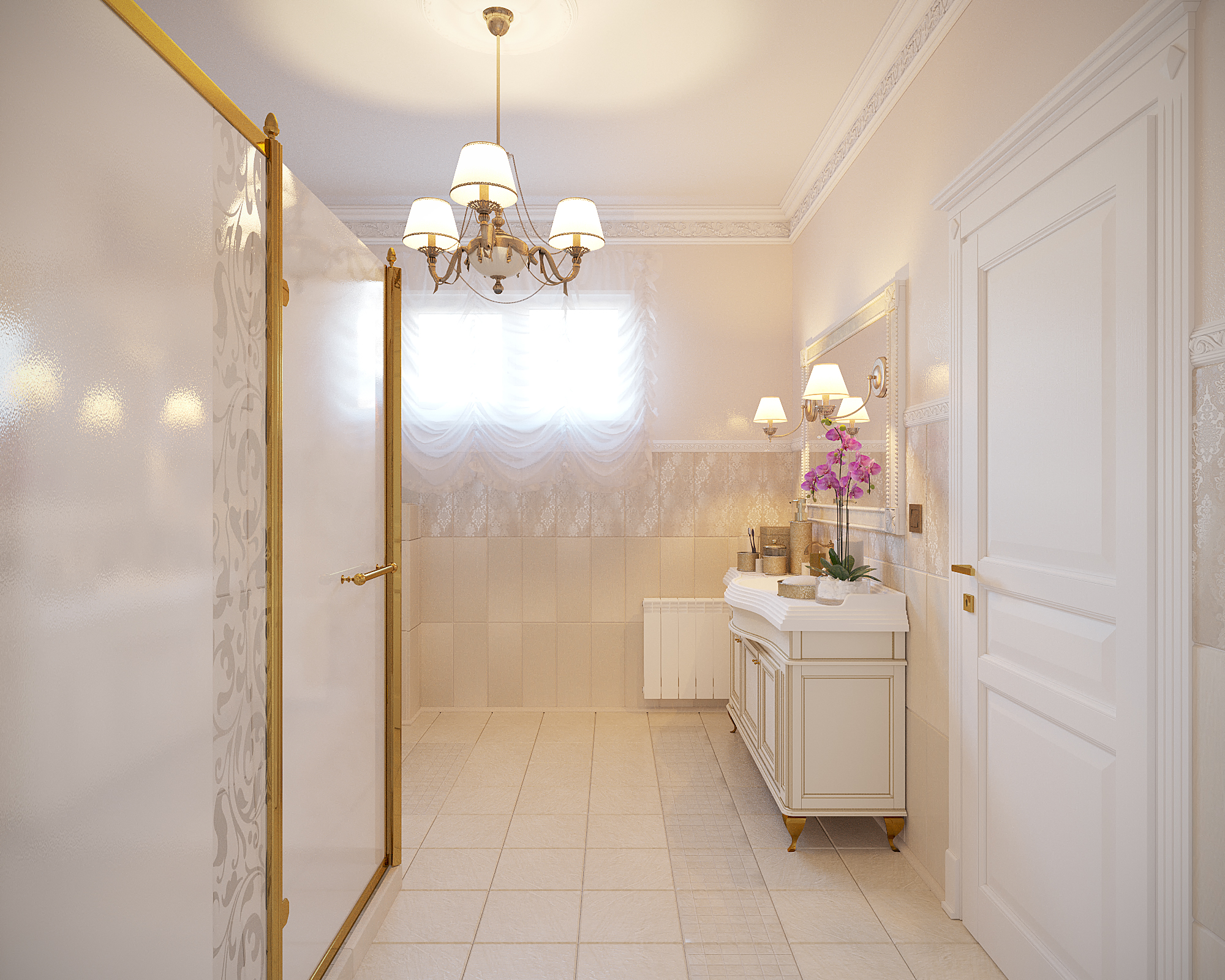 Визуализация ванной комнаты