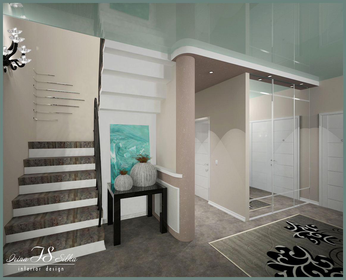 Дом в Истре. Холл.