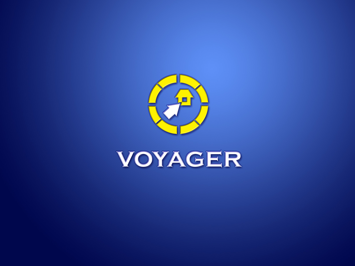 Логотип и заставка на монитор для "Voyager"