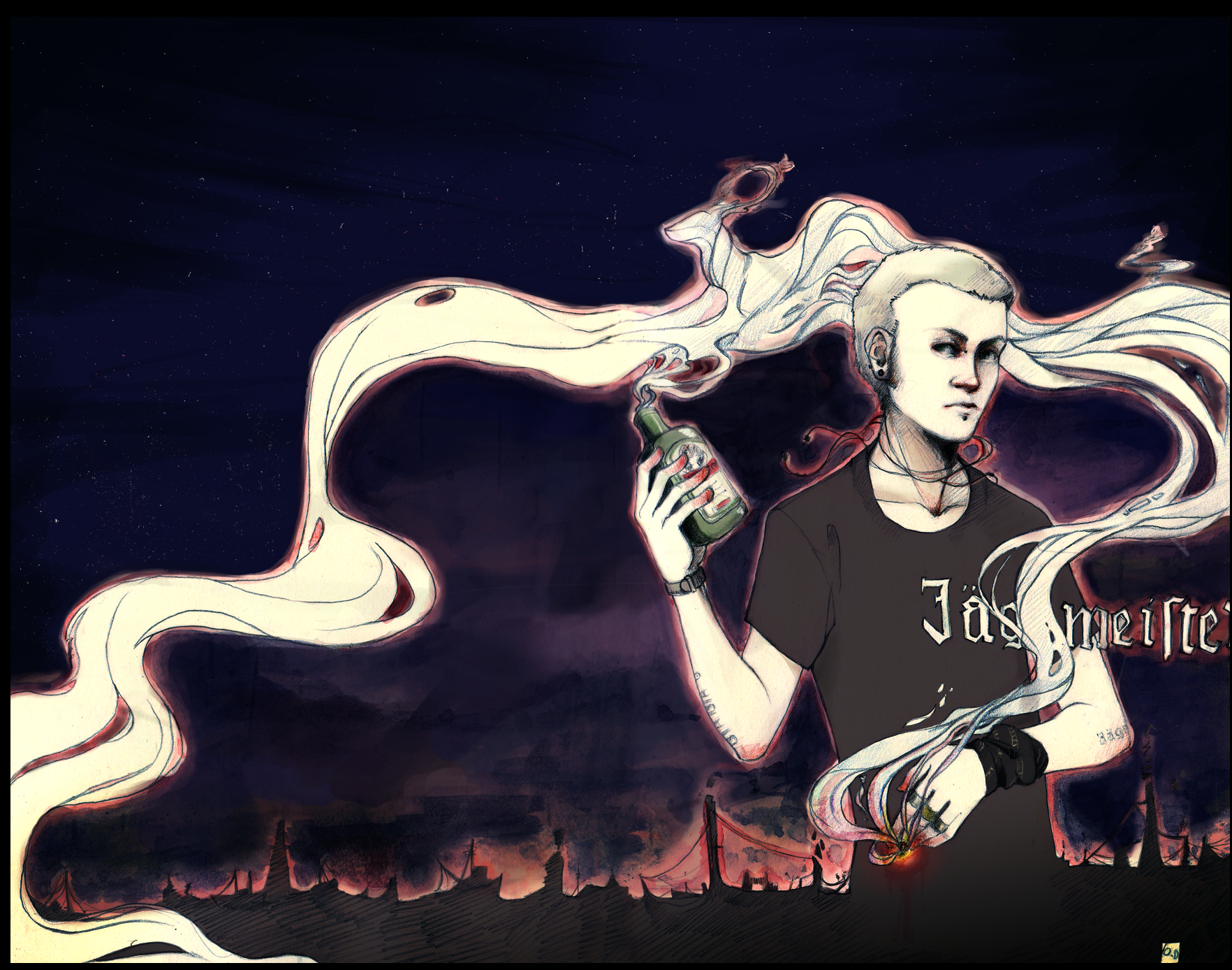 ночной город