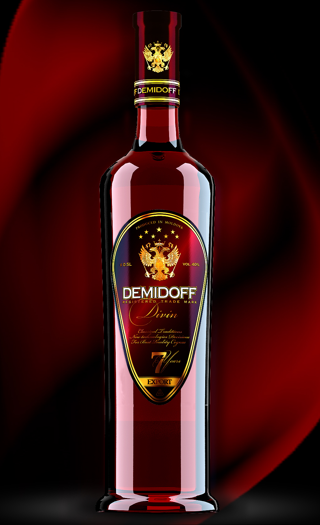 этикетка коньяк