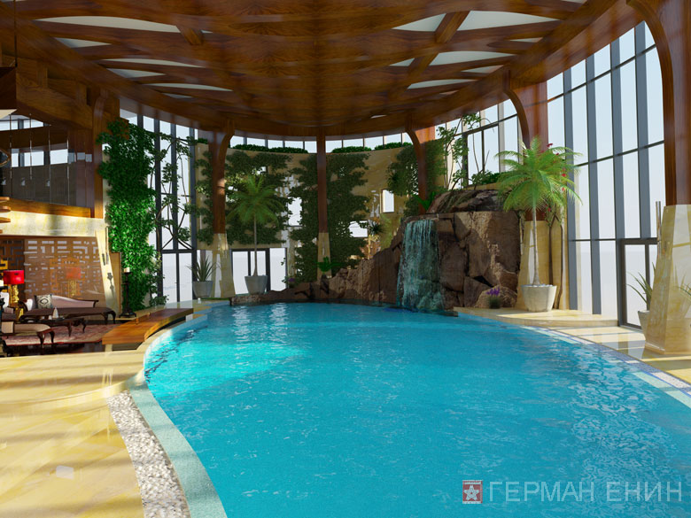 интерьер бассейна