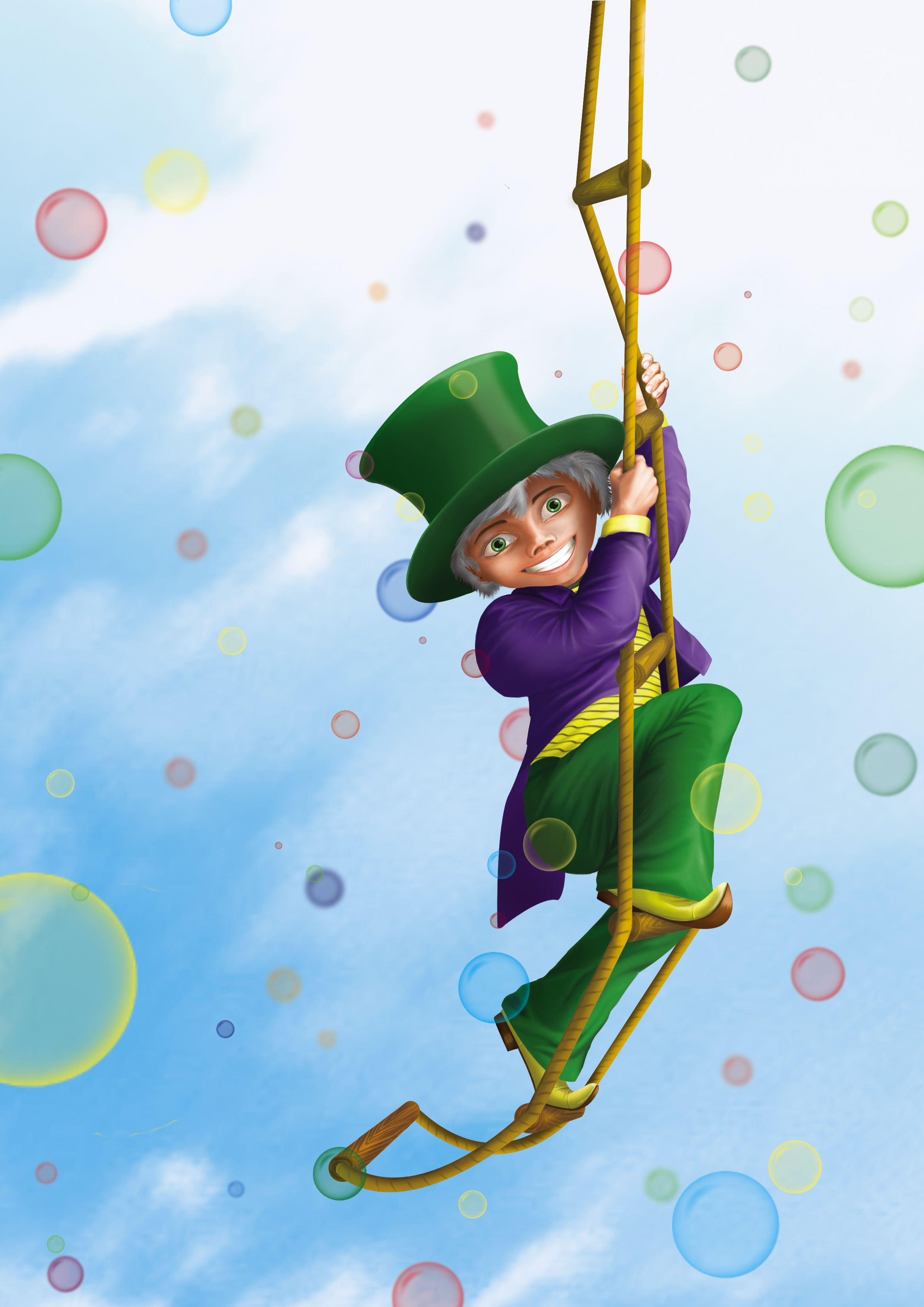 Мальчик на лесенке