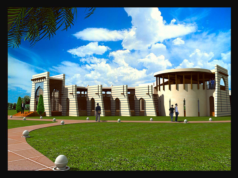 Ресторанно-развлекательный комплекс. Визуализация. Уфа