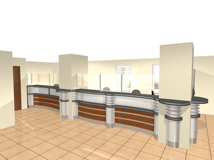 банковская стойка "Ска-Банк"