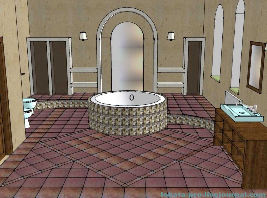 Санузел при спальной комнате