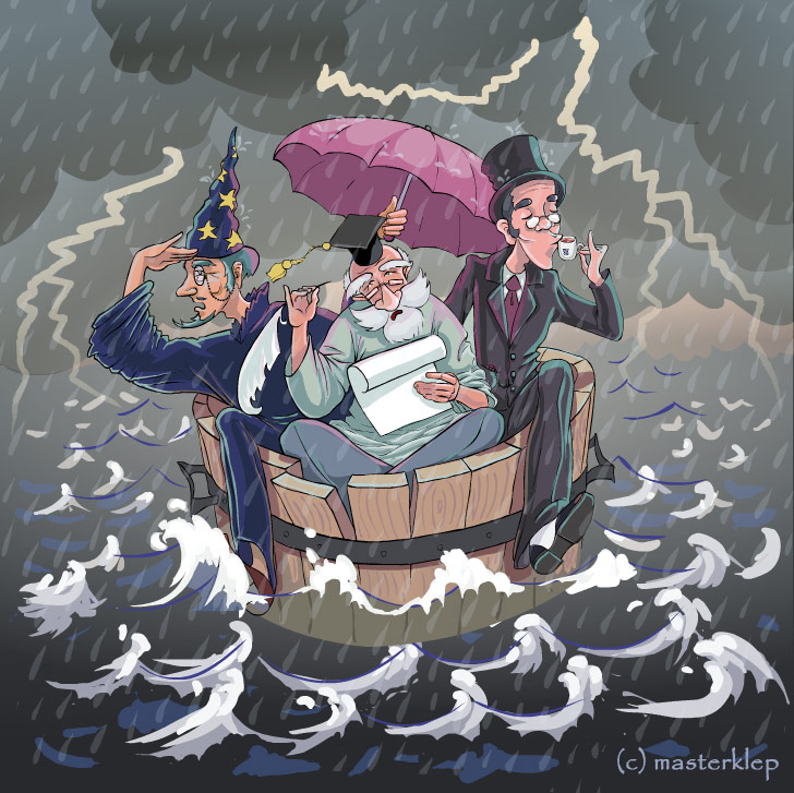 "Три мудреца в одном тазу..."