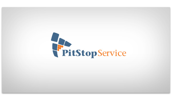 Создание логотипа "PitstopSERVICE"