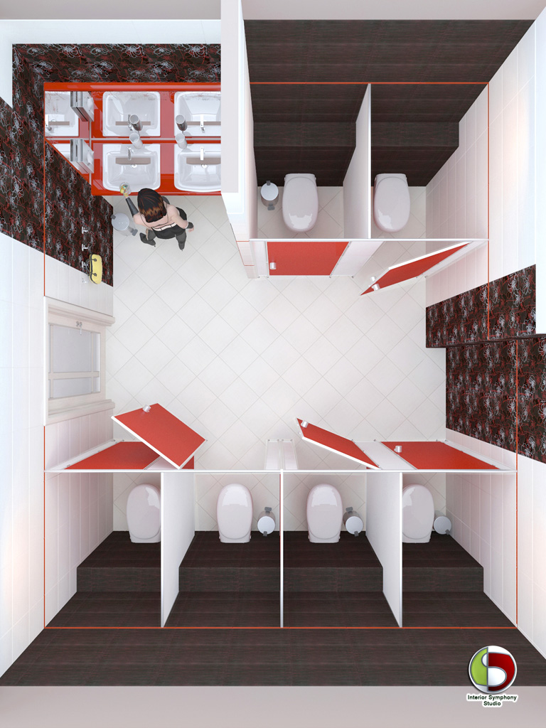 Санузел в ТРЦ