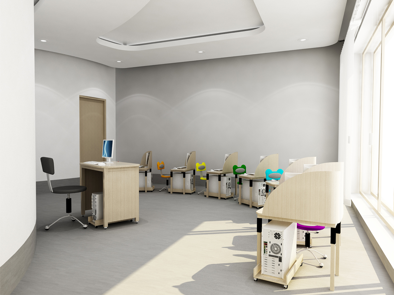 детский кружок, компьютерный класс