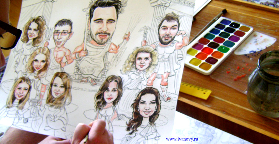 Шарж тематический