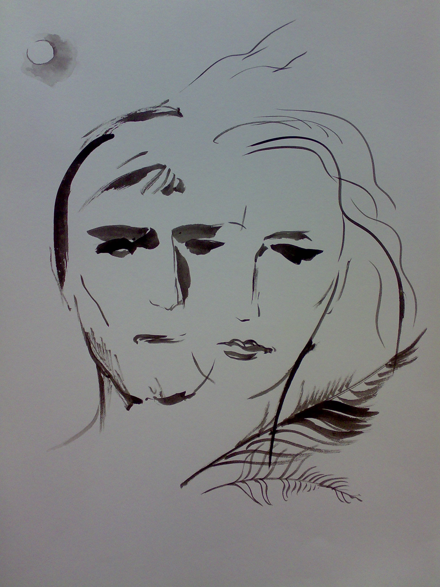 Двое. Илл. к поэзии.