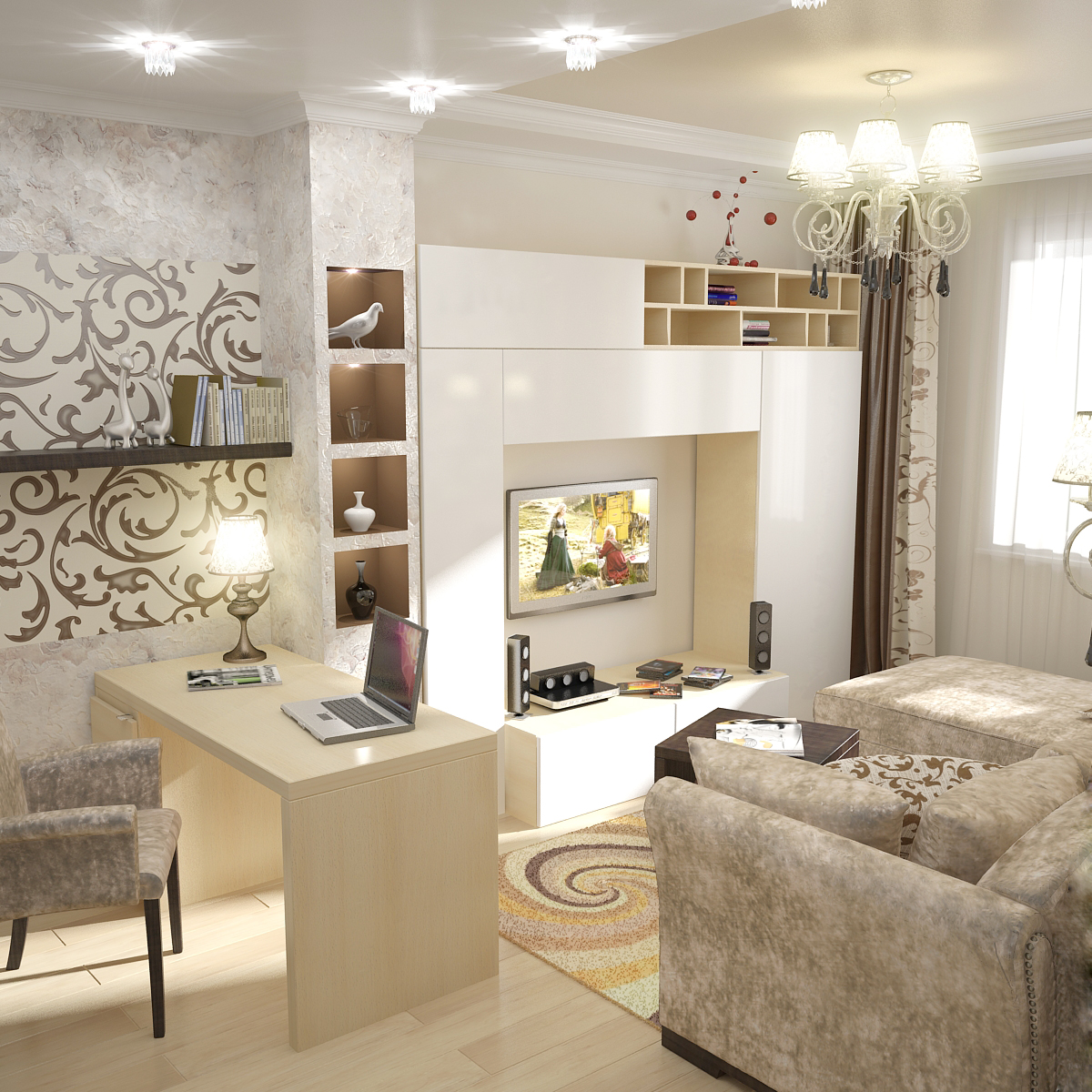 квартиоа в стиле ар деко