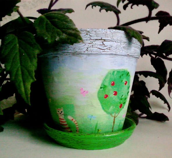 цветочный горшок