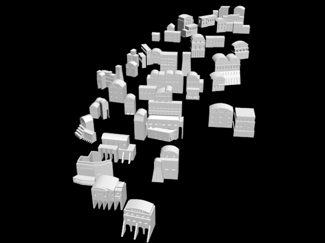 Модели зданий