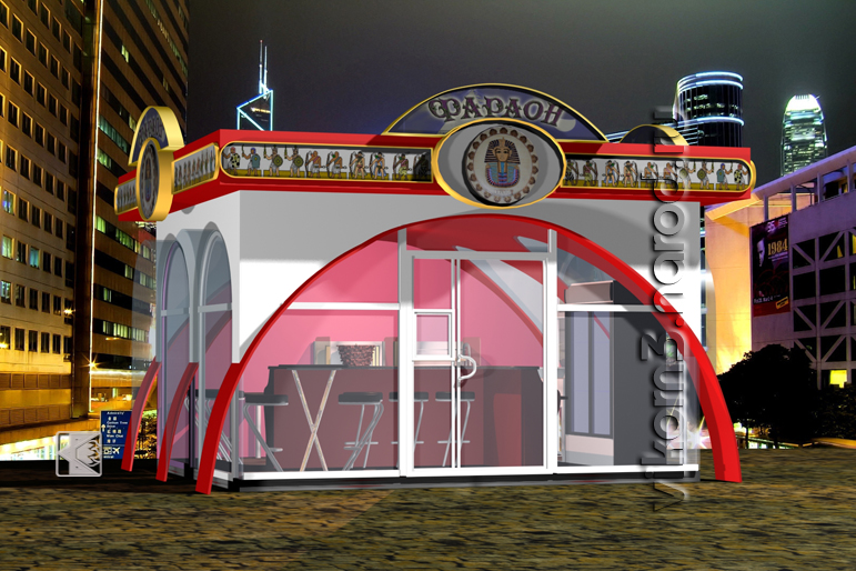 Оформление бистро для предпринимателя из Египта