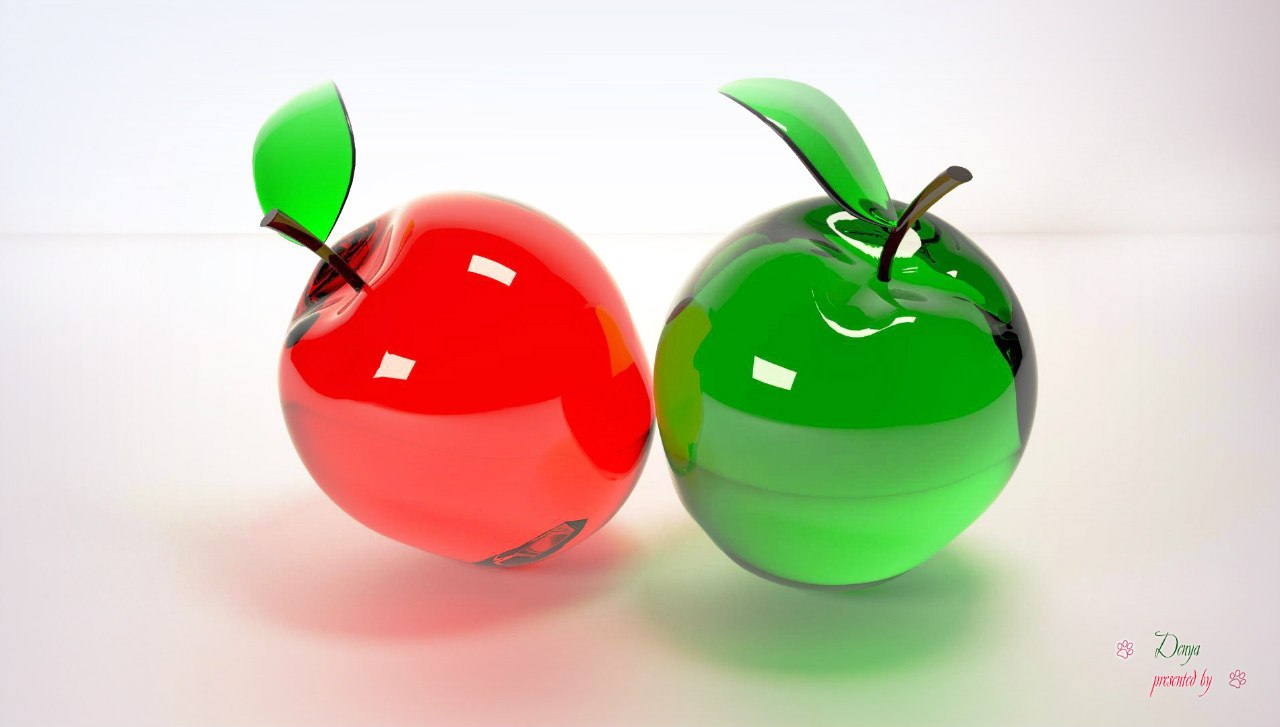 Обои на рабочий стол яблоки