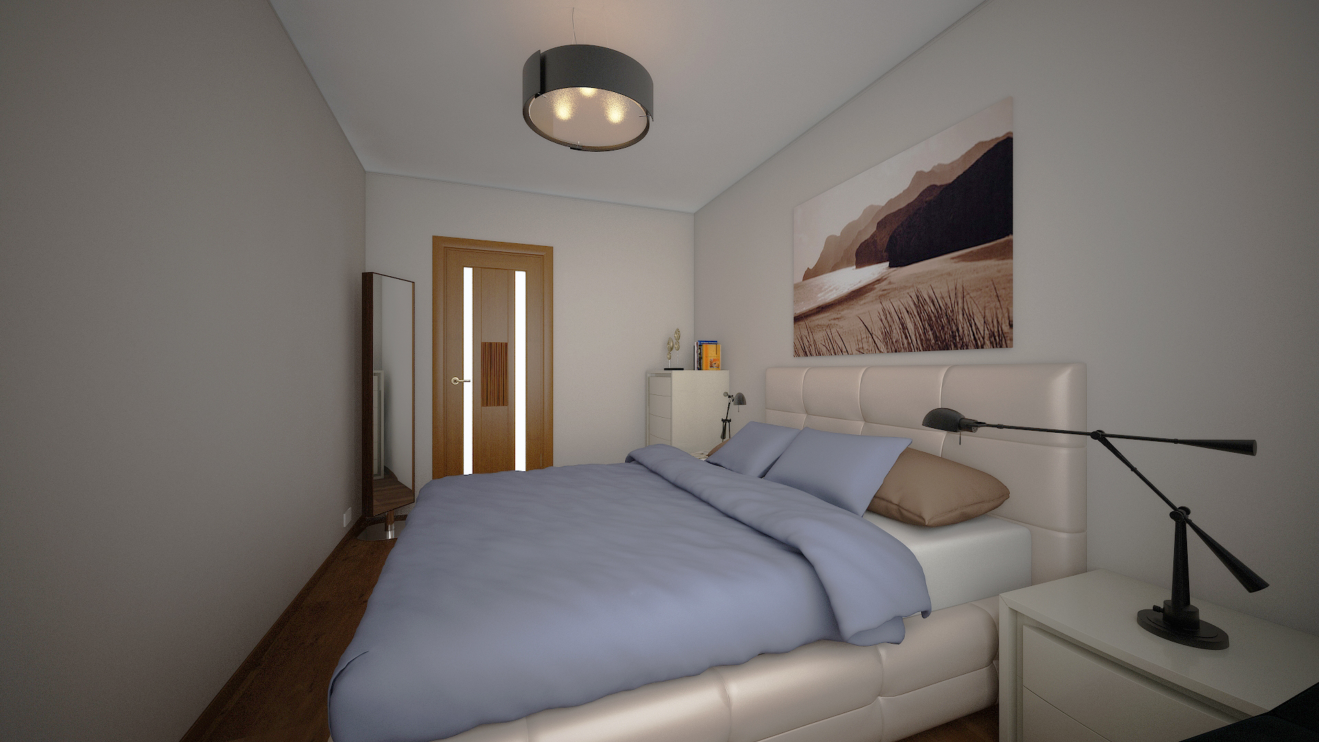 Спальня. Квартира на Ленсовета, 1