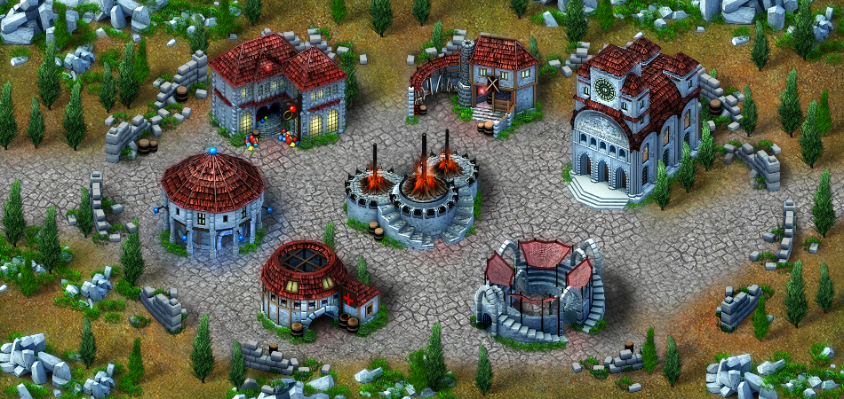 пример локации для компьютерной игры