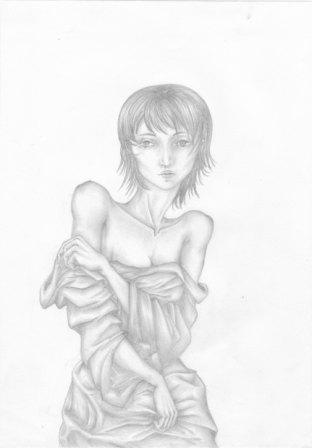 Устремленная взглядом вдаль