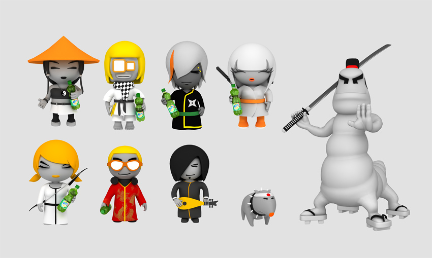 Персонажи FANTA