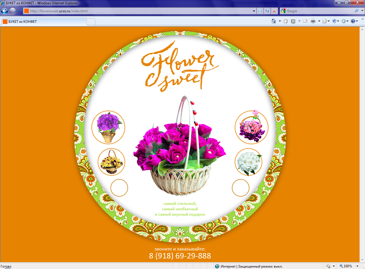 Букеты из конфет