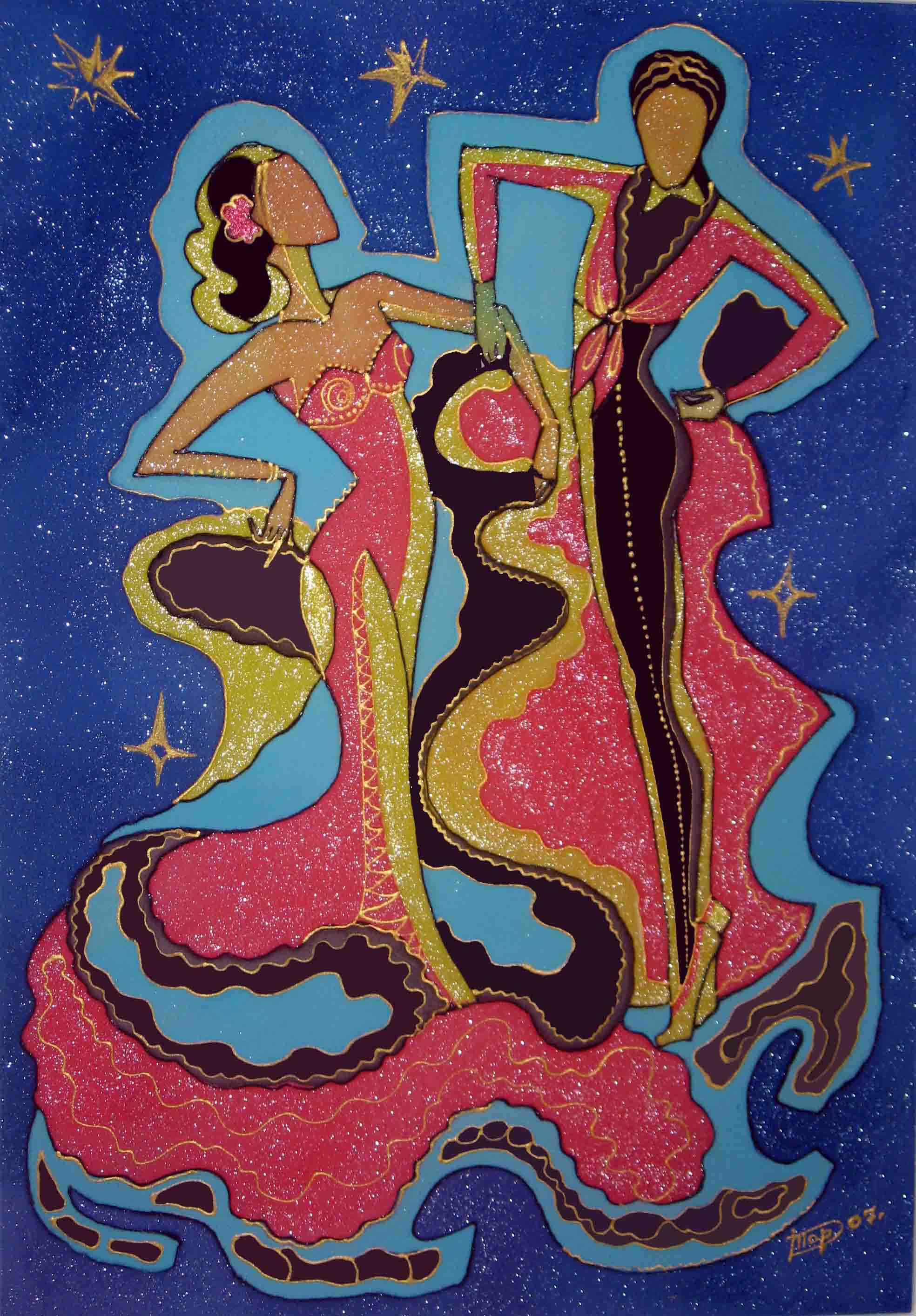 Батик."Дуэт"