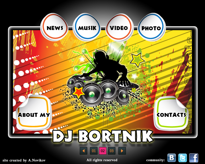 дизайн флеш сайта