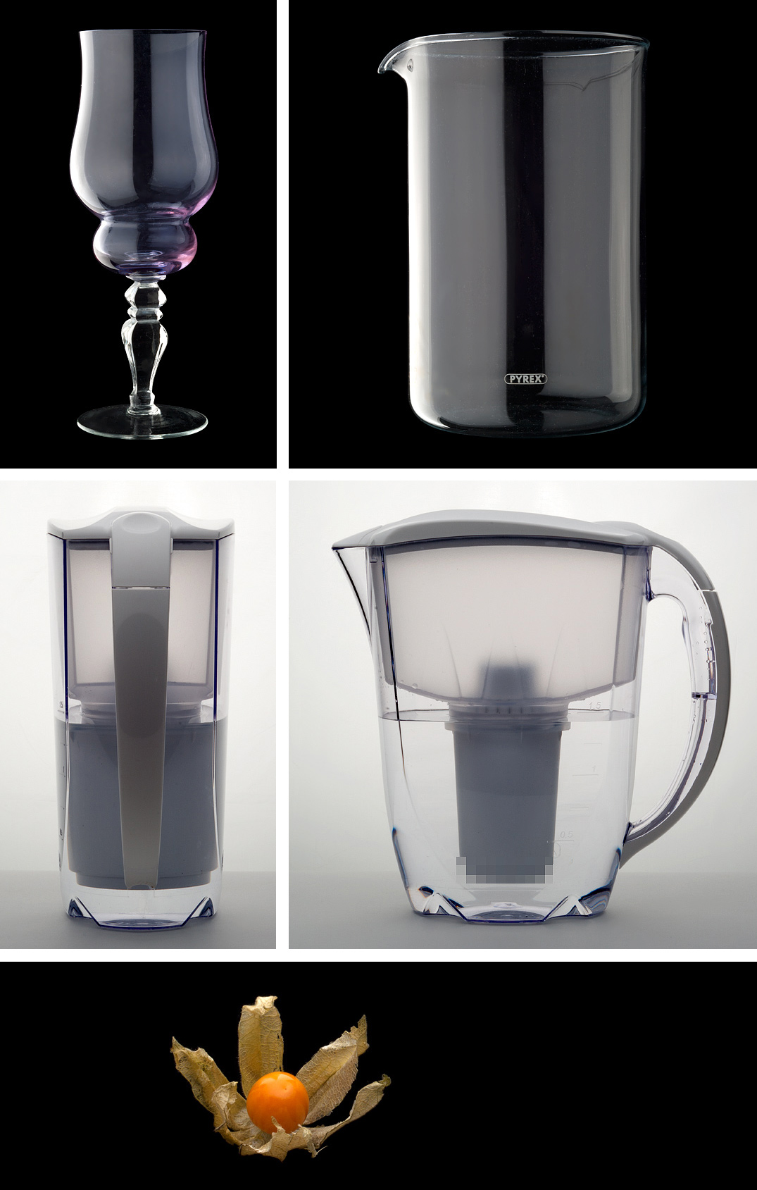 Съемка стекла и прозрачных предметов