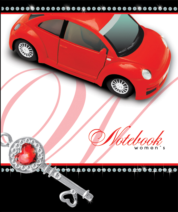 Женский ежедневник 2009. Машинка и ключ