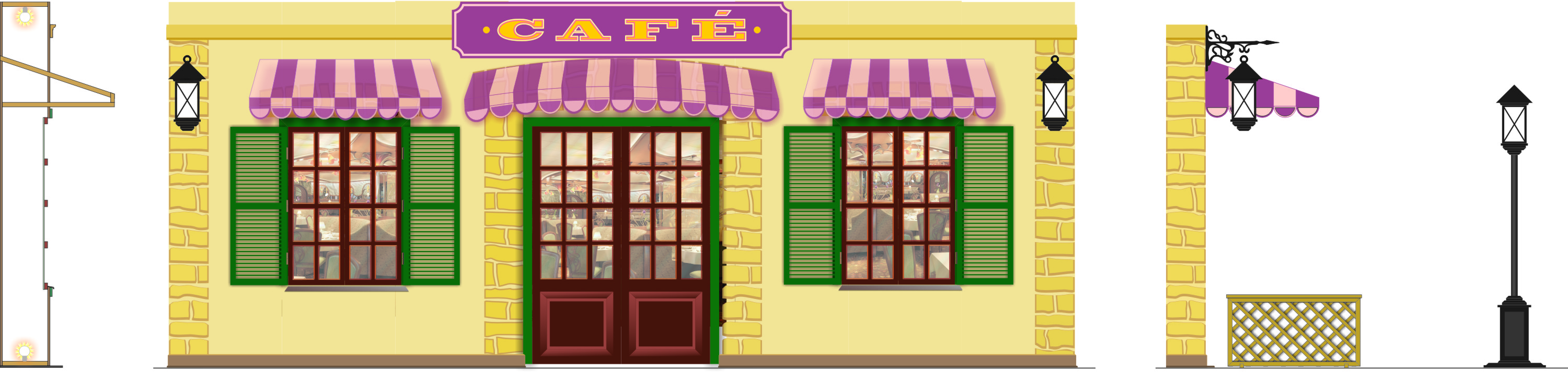 Эскизы выставочного стенда